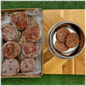 DoggyChef | Raw Beef Lamb or Chicken Meat Patties | Raw Dog Food | Raw Cat Food | Raw Food for Pets | BARF | PREY | PMR