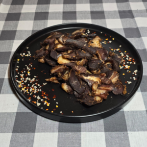 Yellow Fat Grass Fed Beef Sliced Biltong for Humans