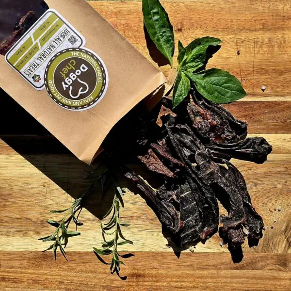 Dried Venison Biltong Treats: The Healthiest and Tastiest Treat Around! 100gr