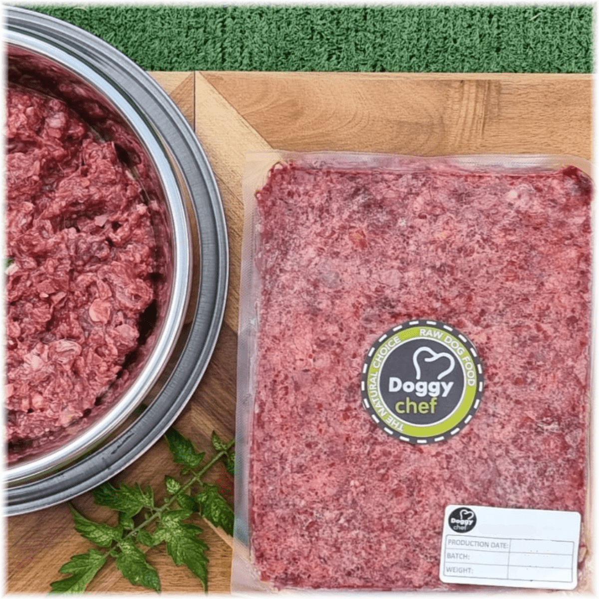 DoggyChef | Raw Beef and Chicken Buster Grind | Raw Dog Food | Raw Cat Food | Raw Food for Pets | BARF | PREY | PMR